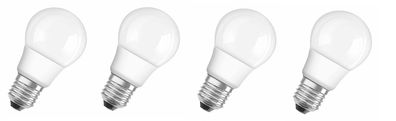 4x OSRAM LED Advanced Birne E27 6W = 40W dimmbar kaltweiß EEK: (Spektrum A-G)