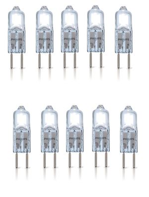 10x Philips Halogen PIN GY6.35 12V 35W = 50W dimmbar 635lm EEK: (Spektrum A-G)