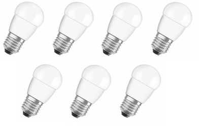 7x Osram LED STAR Classic Tropfen E27 4W = 25W kaltweiß 250lm EEK: (Spektr A-G)