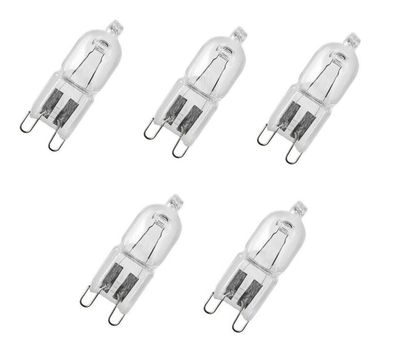 5x Osram Halopin 66720 Halogen G9 20W = 25W warmweiß EEK: (Spektrum A-G)