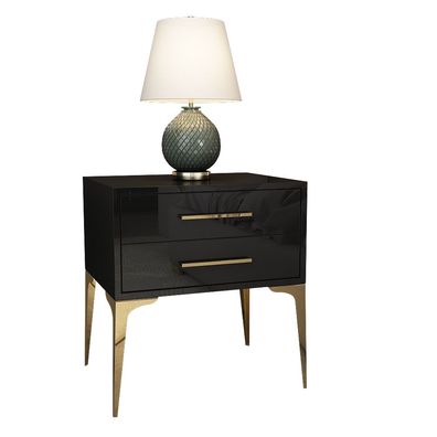 Design Nacht Tisch KonsoleTische Konsolen Schlaf Zimmer Beistell Metall Glanz