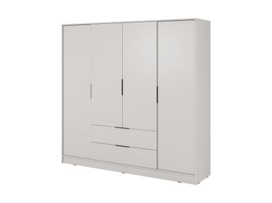 BETTSO Moderner LYKE Kleiderschrank für das Wohnzimmer Beige