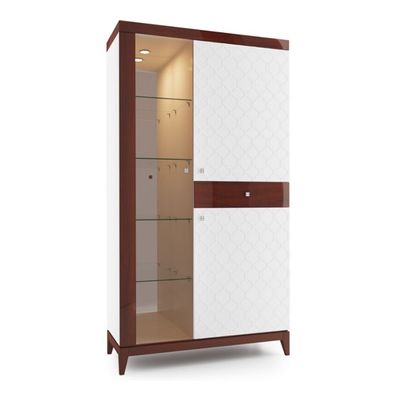 Moderne Design Vitrine Glasschrank Vitrinen Schrank Schaukasten Regal VI - W2A