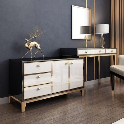 Konsolen Schmink Tische Tisch Designer Holz Kommode Side Board Kommode sekretär