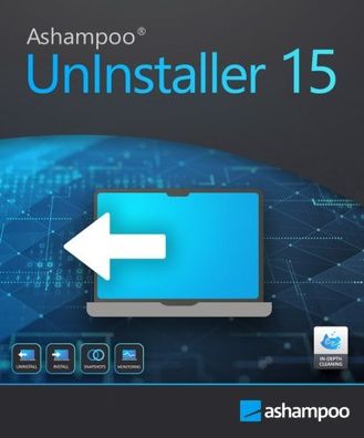 Ashampoo UnInstaller 15 / Dauerlizenz / 1PC (Lizenz per Email)