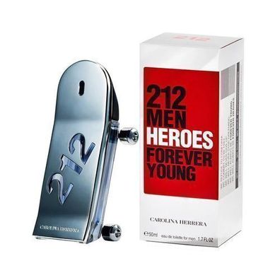 Carolina Herrera 212 Heroes Forever Young Herren EDT, 50ml