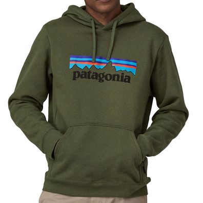 Patagonia Hoodie P-6 Logo Uprisal torrey pine green