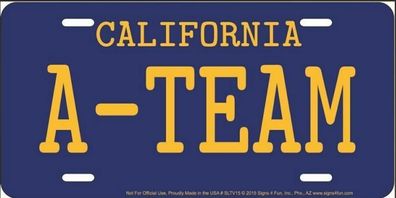 US Nummernschild California A-TEAM - 30x15 cm GMC Vendura