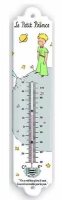 Blech Thermometer Le Petit Prince der kleine Prinz Motiv 2 - 30x6 cm