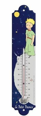 Blech Thermometer Le Petit Prince der kleine Prinz Motiv 3 - 30x6 cm