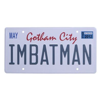 US Nummernschild Imbatman - I am Batman Gotham City - 30x15 cm