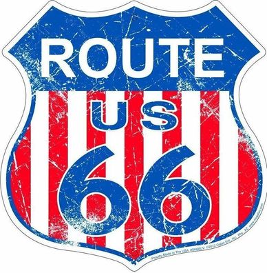 US Schild Wappen Route US 66 USA Flag Shield Interstate 30 x 30 cm neu + ovp