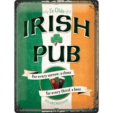 Blechschild - Ye olde Irish Pub 30x40 ovp (Gr. 40x30 cm)