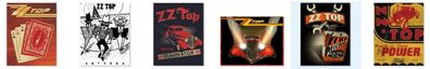 US Blechschild ZZ Top: Eliminator High Octane Aces Headlights etc