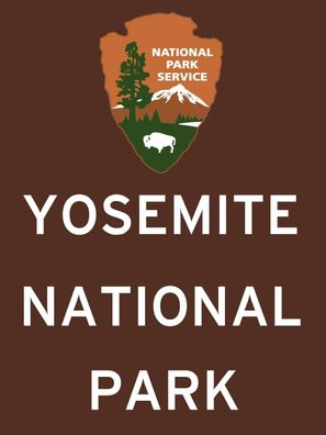 US Strassenschild Yosemite National Park - 78x58 cm California El Capitan