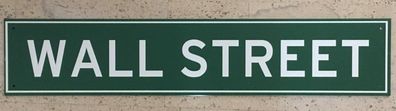 US Strassenschild Wall Street New York Manhattan - 60x12 cm USA NY