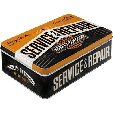 Harley-Davidson Service & Repair - Blechdose Retro Style 23x16x7cm