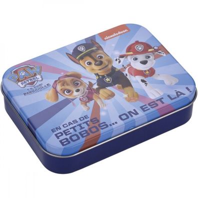 coole Pflasterdose Paw Patrol - 24 Pflaster Chase, Marshall, Rocky, Zuma, Rubbl