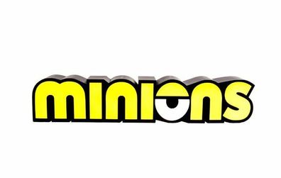 Minions LED-Leuchte Logo 30 cm