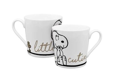 Peanuts Tasse Snoopy + Woodstock Little Cutie - Porzellan Kaffee Tee