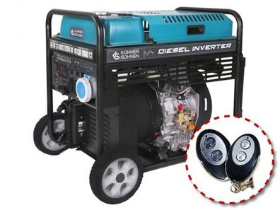 Diesel-Inverter-Generator KS 9500iD? ATSR Notstromaggregat Stromversorgung ATS