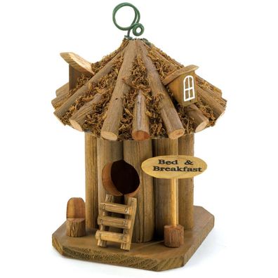 Vogelhaus Bed and Breakfast - megacool ca. 13 x 13 x 22 cm auch als Deco