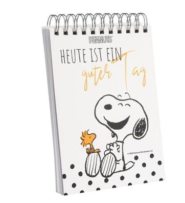 The Peanuts Notiz/Schreibblock Snoopy Heute ist ein guter Tag 100 Blatt DIN A5