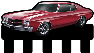 Chevy Chevelle SS Key Chain Holder Schlüsselbrett 25 x 45 cm