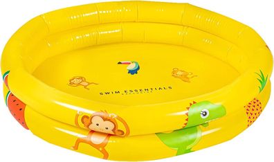 Swim Essentials Swimming Pool 60 cm Gelb 60 x 17 cm