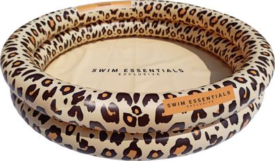 Swim Essentials Swimming Pool 60 cm Leopard Beige 60 x 17 cm