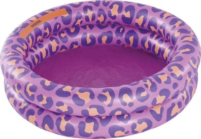 Swim Essentials Swimming Pool 60 cm Leopard Lila 60 x 17 cm