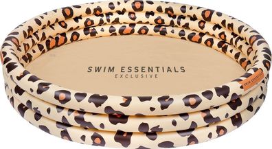 Swim Essentials Swimming Pool 150 cm beige Leopard