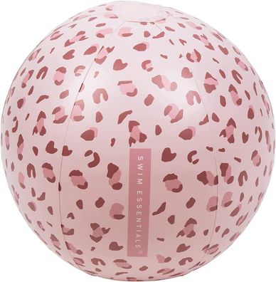 Swim Essentials Beachball Alt Pink Leopard 51 cm