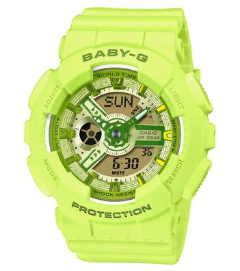 Casio Baby-G Damen-Armbanduhr Gelb BA-110YK-3AER