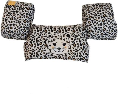 Swim Essentials Puddle Jumper Leopard Beige 2-6 Jahre 55 x 32 x 13 cm