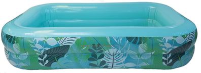 Swim Essentials Rechteckiger Swimming Pool 200 cm Tropical 211 x 132 x 46 cm