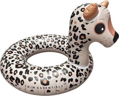 Swim Essentials Schwimmring 95 cm Beige Leopard