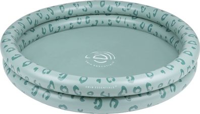 Swim Essentials Swimming Pool 100 cm Grün Leopard 100 x 20 cm