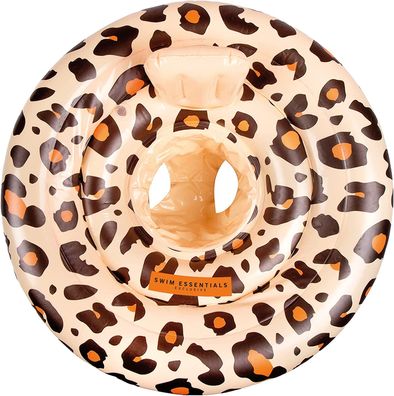 Swim Essentials Baby Schwimmring Leopard Beige 69 cm