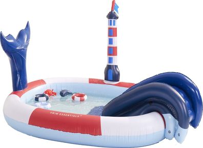 Swim Essentials Abenteuer Pool Wal mit Punkte 203 x 173 x 89 cm