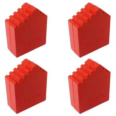 Euroline rutschsicherer Leiternfus 60x22mm 4er-Set