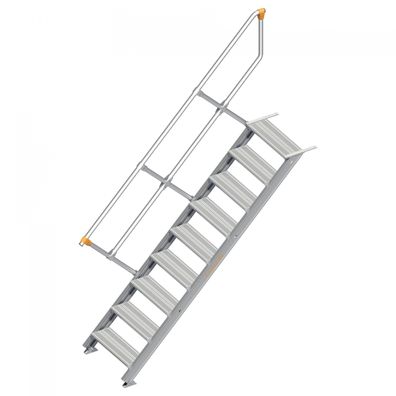 Layher 111 Treppe 45EUR 600mm breit 9 Stufen