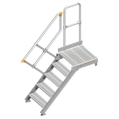 Layher 112 Treppe mit Plattform 45EUR 600mm 5 Stufen