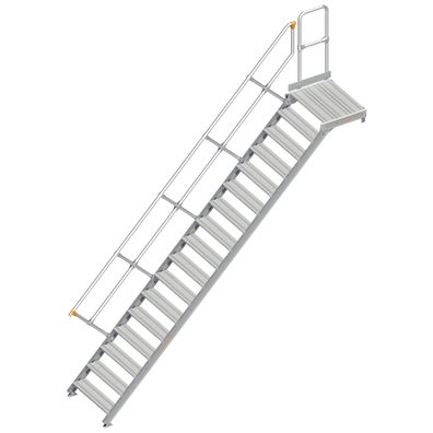 Layher 112 Treppe mit Plattform 45EUR 800mm 17 Stufen