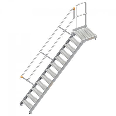 Layher 112 Treppe mit Plattform 45EUR 600mm 12 Stufen