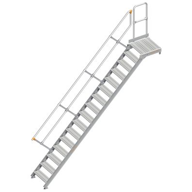 Layher 112 Treppe mit Plattform 45EUR 600mm 16 Stufen