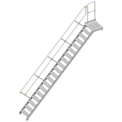 Layher 112 Treppe mit Plattform 45EUR 600mm 19 Stufen