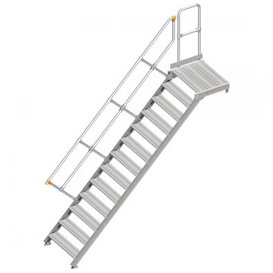 Layher 112 Treppe mit Plattform 45EUR 800mm 13 Stufen