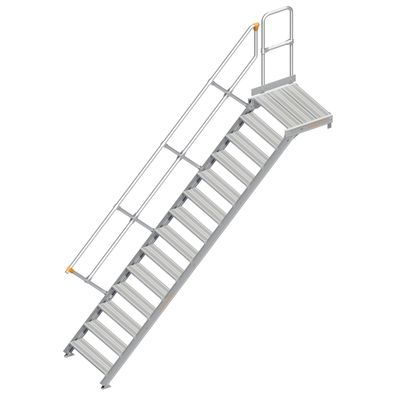 Layher 112 Treppe mit Plattform 45EUR 800mm 14 Stufen