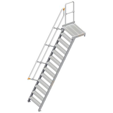 Layher 112 Treppe mit Plattform 60EUR 800mm 13 Stufen